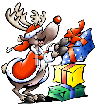 Rudolph the Red Nosed Reindeer Clipart