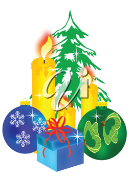 Christmas Candles Clipart