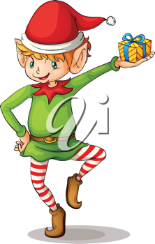 Christmas Elf Clipart