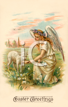 Victorian Angel Clipart