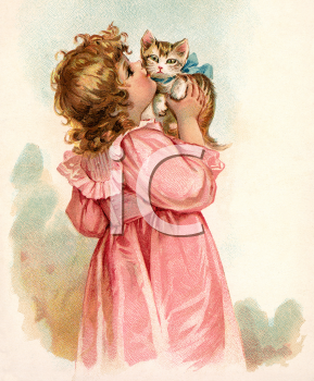 Victorian Cat Clipart