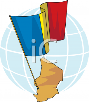 Chad Flag Clipart