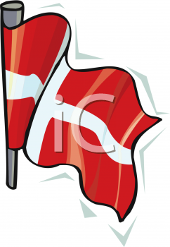 Denmark Flag Clipart