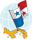 Panama Flag Clipart