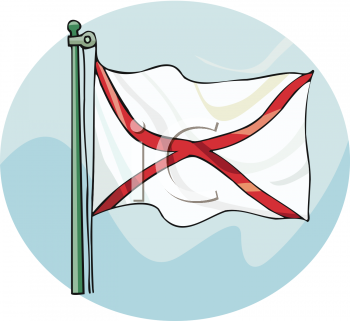 Alabama Flag Clipart