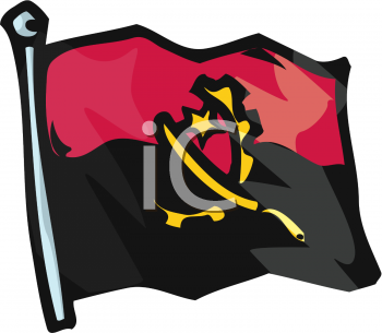 Angola Flag Clipart