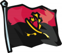 Angola Flag Clipart