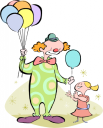Clowns Clipart