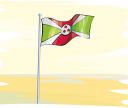 Burundi Flag Clipart