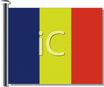 Chad Flag Clipart