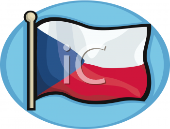 Czech Republic Flag Clipart