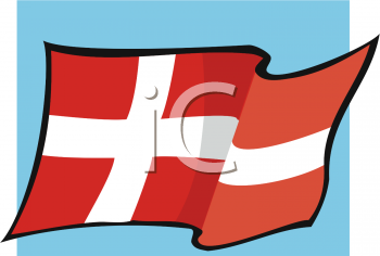 Denmark Flag Clipart