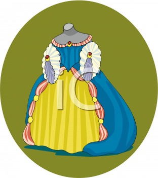 Victorian Dress Clipart