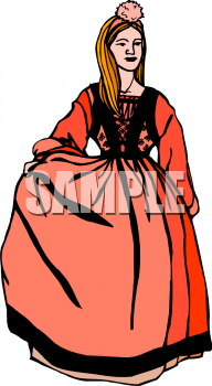 Victorian Dress Clipart