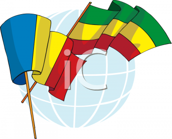 Chad Flag Clipart