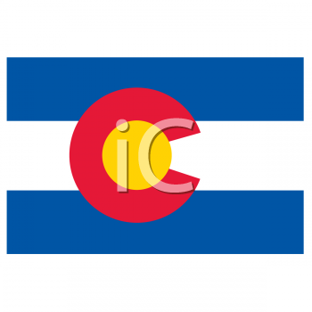 Colorado Flag Clipart