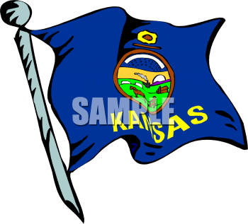 Kansas Flag Clipart