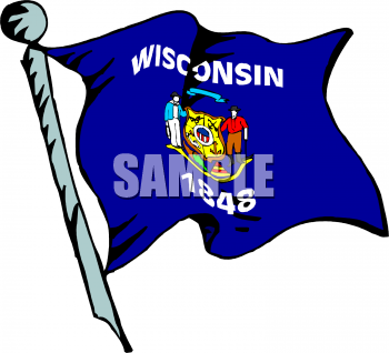 Wisconsin Flag Clipart