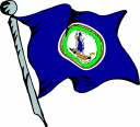 Virginia Flag Clipart