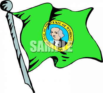 Washington Flag Clipart