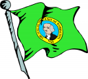 Washington Flag Clipart