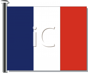 France Flag Clipart