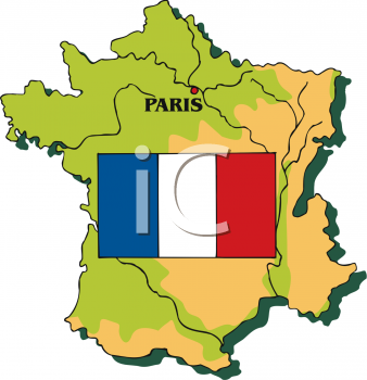 France Flag Clipart
