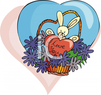 Easter Hearts Clipart