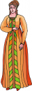 Victorian Dress Clipart