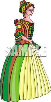 Victorian Dress Clipart