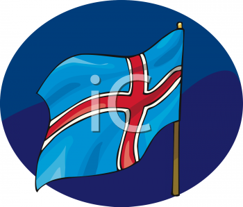Iceland Flag Clipart