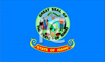 Idaho Flag Clipart