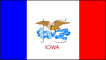 Iowa Flag Clipart