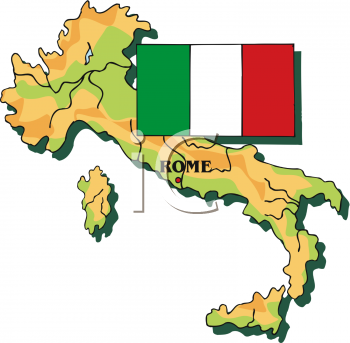 Italy Flag Clipart