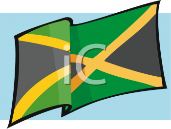Jamaica Flag Clipart