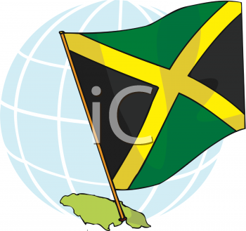 Jamaica Flag Clipart