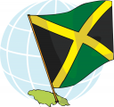 Jamaica Flag Clipart
