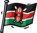 Kenya Flag Clipart