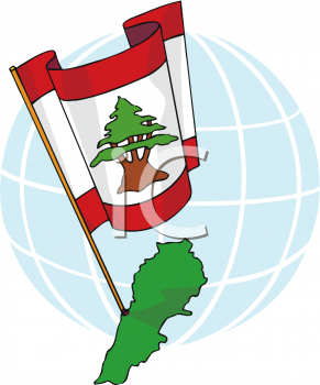 Lebanon Flag Clipart
