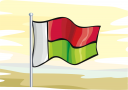 Madagascar Flag Clipart
