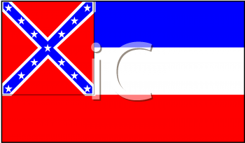 Mississippi Flag Clipart