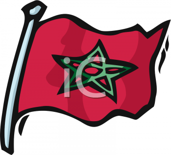 Morocco Flag Clipart