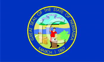 Nebraska Flag Clipart