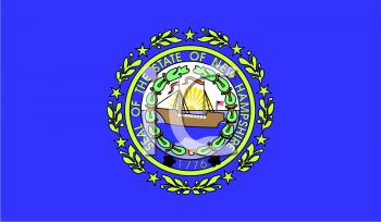 New Hampshire Flag Clipart
