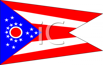 Ohio Flag Clipart
