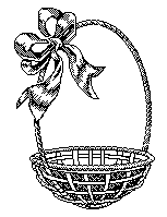 Free Black and White Easter Clipart