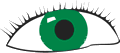 Free Colored Eyeball Clipart