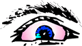 Free Colored Eyeball Clipart