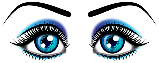 Free Colored Eyeball Clipart