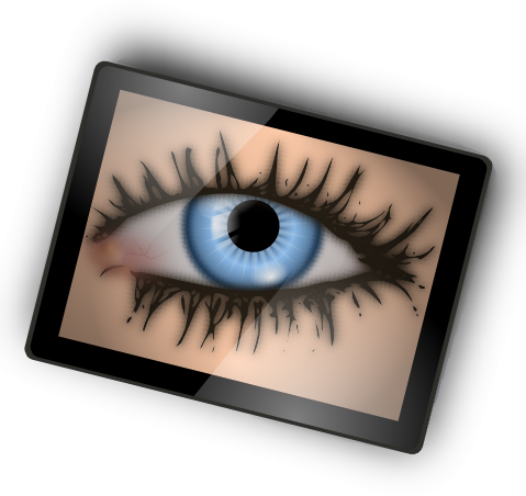 Free Colored Eyeball Clipart